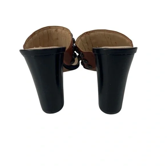 Coach Olivia Studded Leather‎ Heeled Sandals Shoes 9.5 Womens - Picture 6 of 7